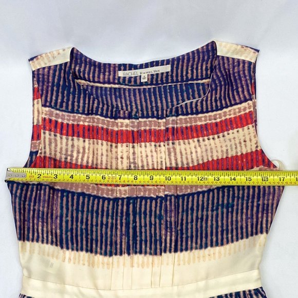 Nautical Pleated A Line Dress with Pockets Rachel by Rachel Roy - Picture 10 of 15